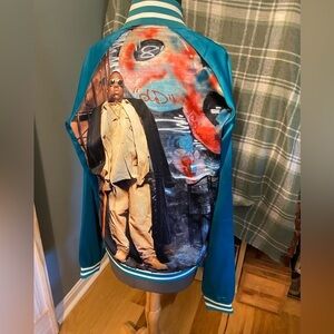 Hypnotize clothing satin bomber biggie smalls women’s medium